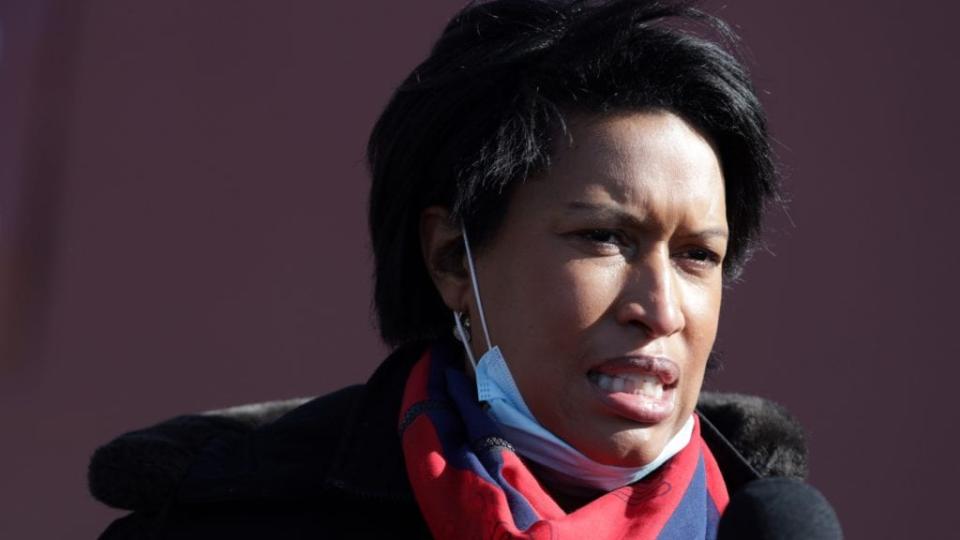 Washington D.C. Mayor Muriel Bowser (above) has asked Acting Homeland Security Secretary Chad Wolf to cancel permits for demonstrations in the district “given the new threats from insurgent acts of domestic terrorists.” (Photo by Alex Wong/Getty Images)