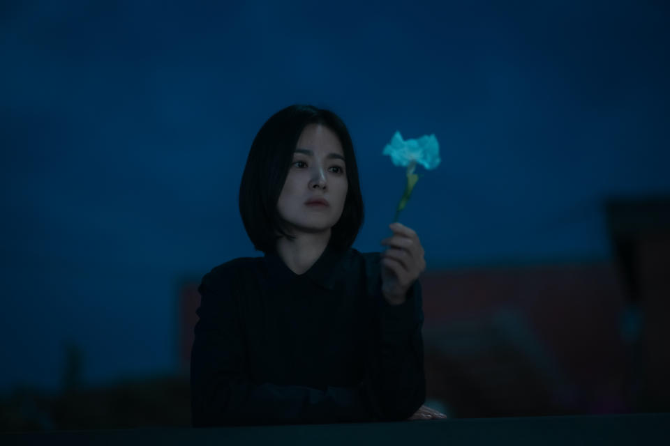 Song Hye-kyo as Moon Dong-eun<span class="copyright">Graphyoda/Netflix</span>