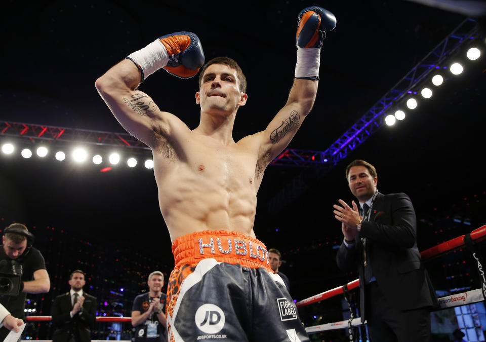 Boxer Stephen Smith, seen in happier times before his ear almost got ripped off. (AP)