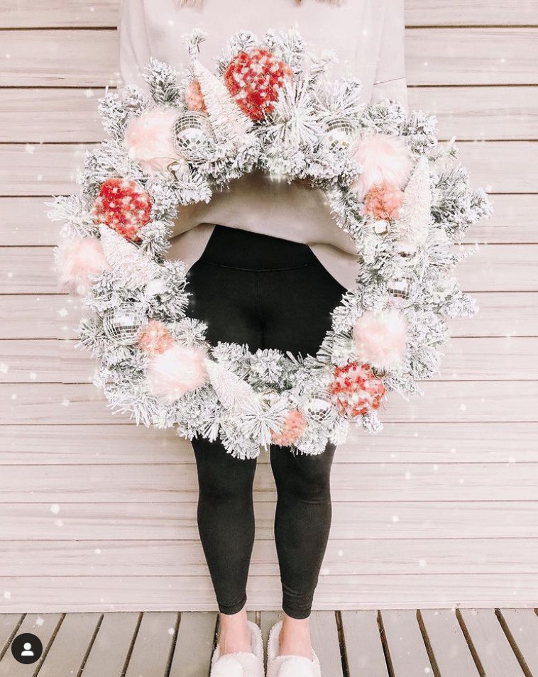 Winter Disco Wreath