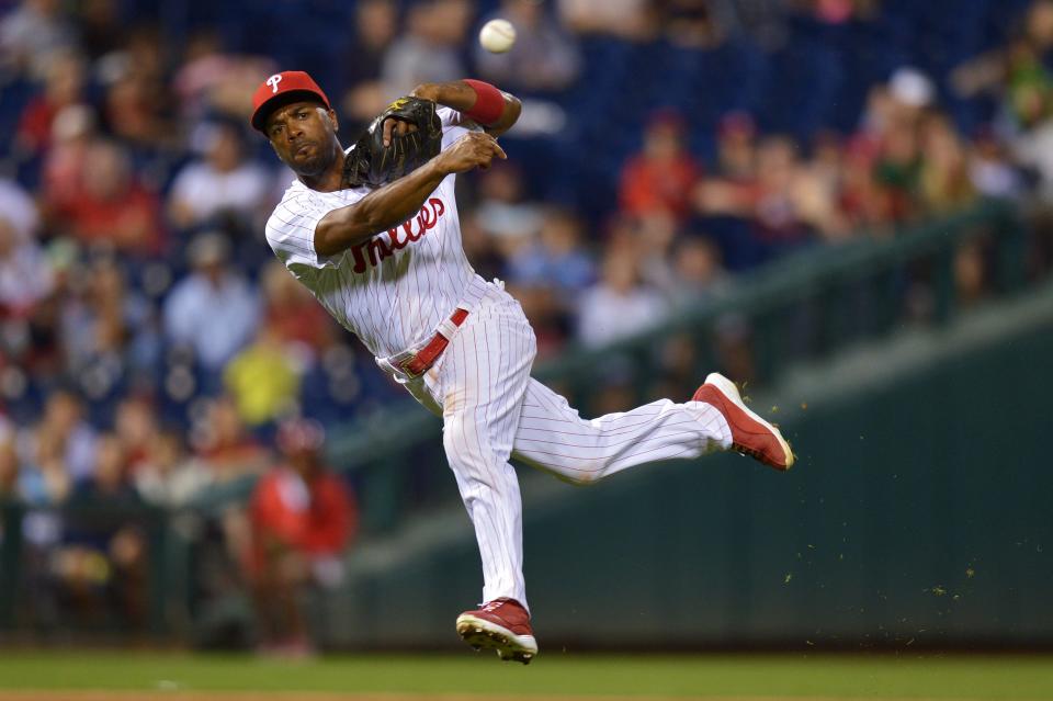 Jimmy Rollins won four Gold Gloves at shortstop for the Phillies from 2007-12.