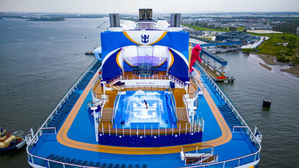 The 168,666 gross-ton Quantum of the Seas has 16 decks and 2,094 guest staterooms. - Copyright: Royal Caribbean International