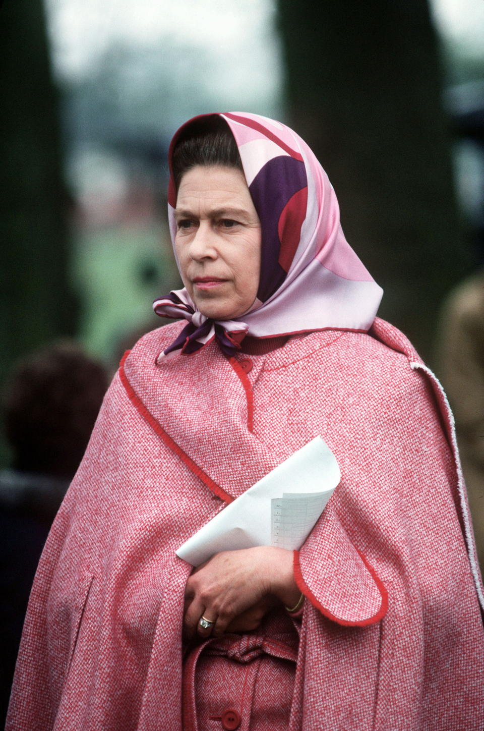 WINDSOR, UNITED KINGDOM - MAY 11:  The Queen At The Royal Windsor Horse Show  (Photo by Tim Graham Photo Library via Getty Images)