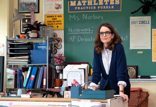 <p>Jojo Whilden/Paramount </p> Tina Fey plays 'Ms. Norbury' in 'Mean Girls.'