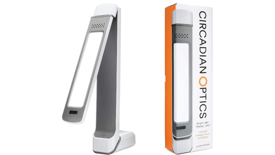 Circadian Optics Lumos 2.0 Light Therapy Lamp, $70. (Image via Amazon)