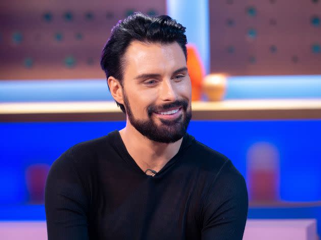 Rylan Clark during a TV interview in January 2019