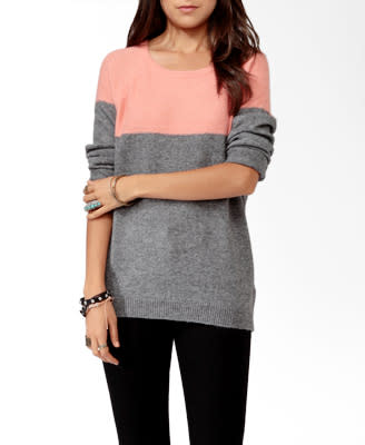 Colorblocked Raglan Sweater