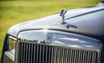 <p>Rolls's Spirit of Ecstasy, or Flying Lady, hood ornament stands proud on the front of the Cullinan and automatically retracts at the push of a button or when the doors lock.</p>