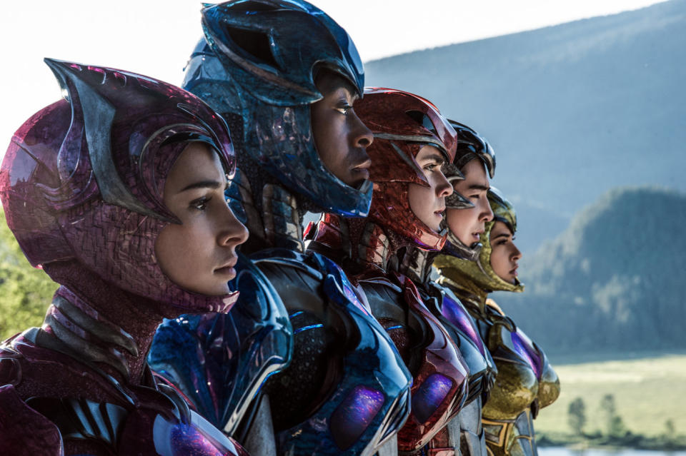 2016's Power Rangers suit up, for the first (and last?) time (credit: Lionsgate)