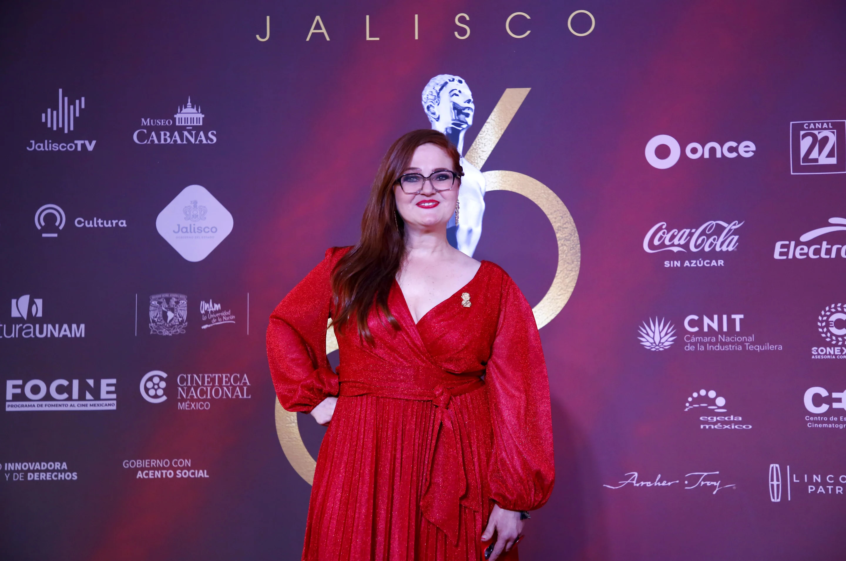 GUADALAJARA, MEXICO - SEPTEMBER 7: Marisol Gasé poses for photo during a Red Carpet of Ariel Awards 2024 at Teatro Diana on September 7, 2024 in Guadalajara, Mexico. (Photo by Medios y Media/Getty Images)