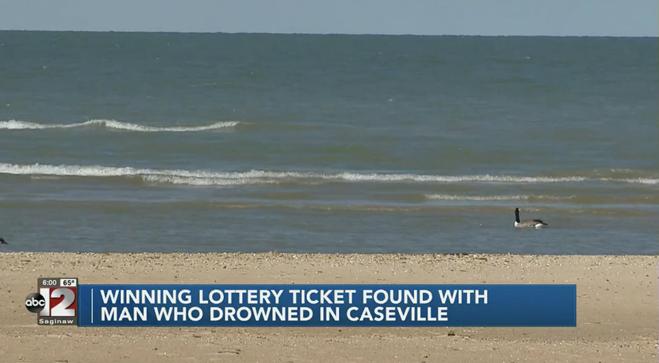 The private beach in Caseville. Source: WJRT