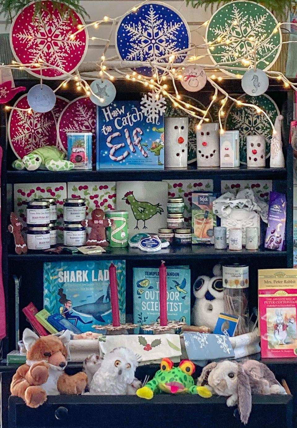 Part of the gift shop at the Cape Cod Museum of Natural History.