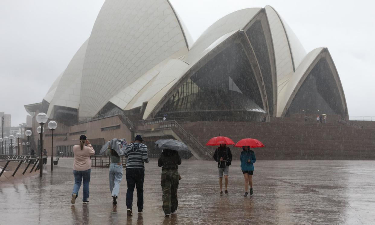 <span>Sydney has experienced a wet start to May as some parts of NSW recorded record rainfall.</span><span>Photograph: REX/Shutterstock</span>