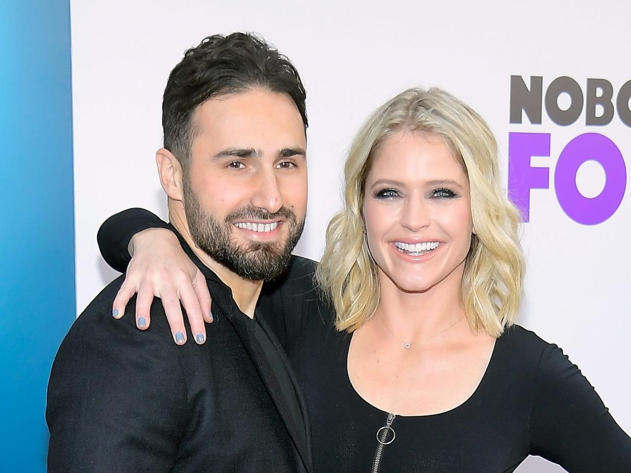 Max Shifrin (L) and Sara Haines attend the world premiere of 'Nobody's Fool' at AMC Lincoln Square Theater on October 28, 2018 in New York, New York.