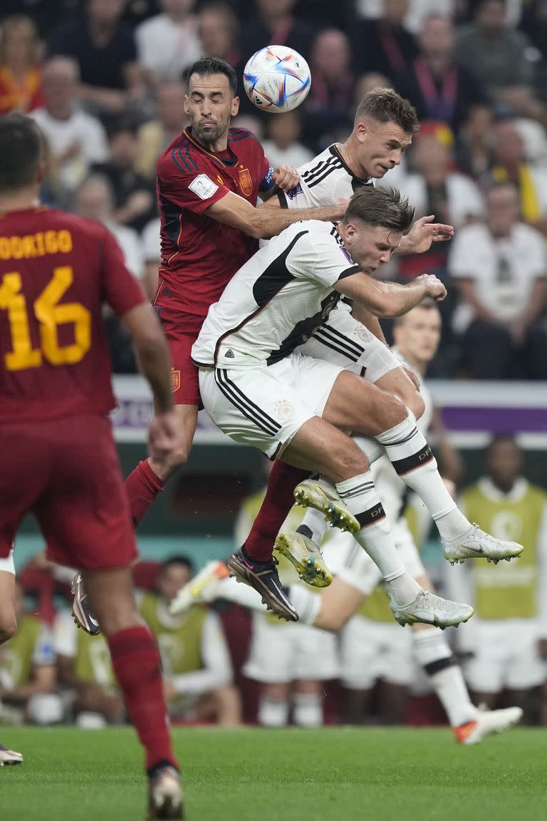 Sergio Busquets. España vs Alemania
fase de grupos.. Mundial Qatar 2022