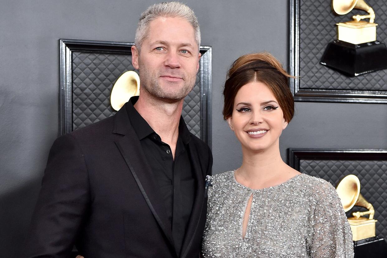 Sean 'Sticks' Larkin and Lana Del Rey attend the 62nd Annual GRAMMY Awards