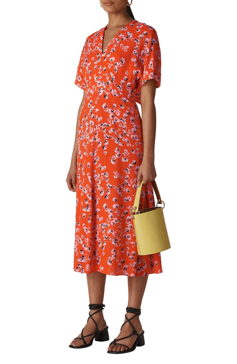 Zelena Digital Daisy Midi Dress, $359. Image via Nordstrom. 