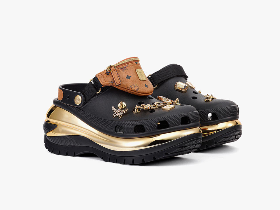 MCM x Crocs Mega Crush Clog in Black