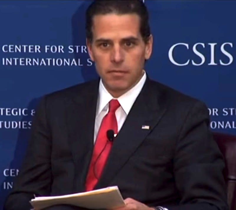 拜登兒子杭特（Hunter Biden）。   圖：翻攝自維基網站