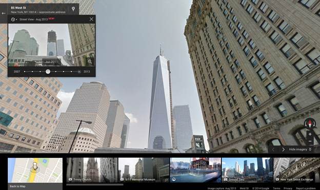 Construction of the Freedom Tower, New York City. Photo: Google 