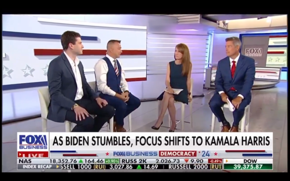 Fox Business host Alex Lace calls Kamala Harris the ‘original Hawk Tuah girl’ (Fox Business)