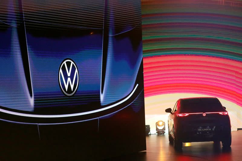 FILE PHOTO: Volkswagen ID. UNYX EV in Beijing