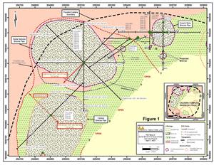 Geological Plan Map of the Santa Barbara Breccia Pipe area