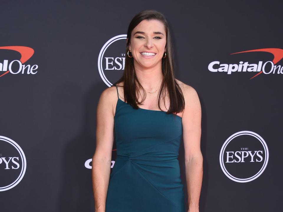 Charlotte North on the red carpet at the 2022 ESPYS.