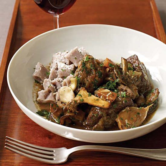 Pork and Wild Mushroom Daube