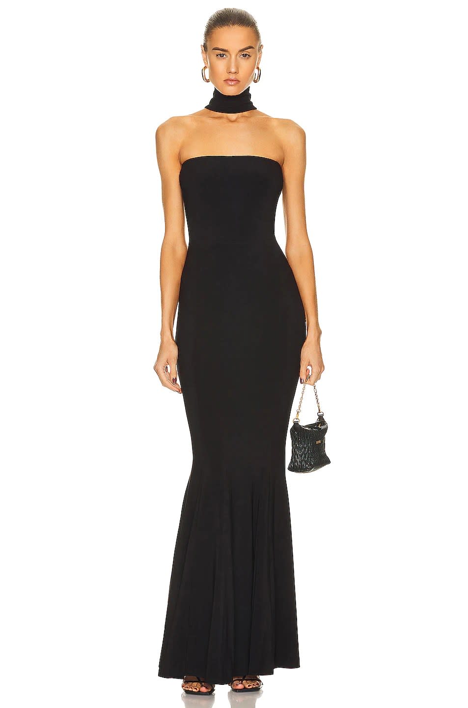 NORMA KAMALI
Turtleneck Strapless Fishtail Gown