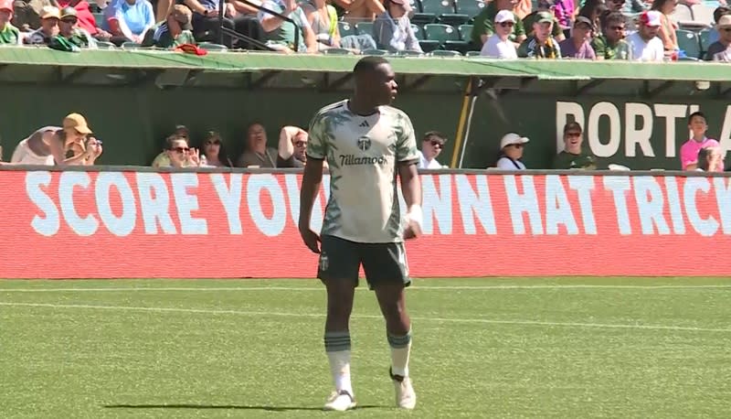 The Timbers unveiled their new Tillamook-sponsored kits at Providence Park, May 12, 2024 (KOIN)