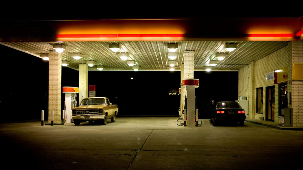 gas station