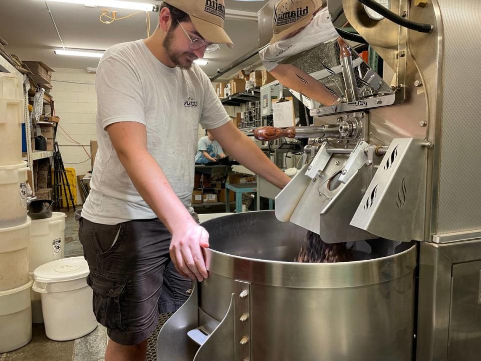 Reverie Coffee Roasters also has a healthy wholesale coffee business and will roast a record 100,000 pounds this year, its owner said.