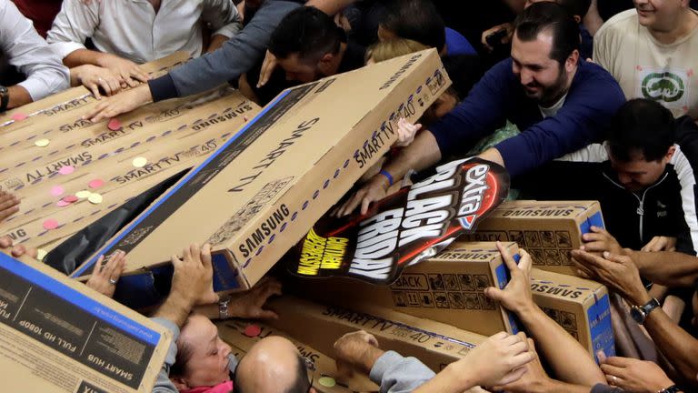 Furor de compras por el black friday