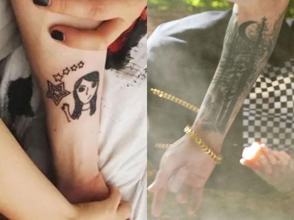 pete davidson cazzie tattoo