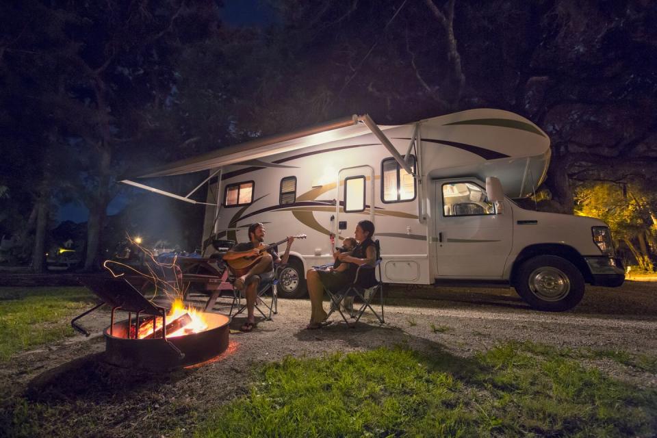 <p>If you’re not comfortable staying in a hotel or renting a home, consider renting an RV to limit exposure to others. "As travel restrictions continue, many families are exploring RV travel as a way to vacation in a self-contained environment where they can have complete control over where, how and with whom they travel,” says Jer Goss, CEO of <a href="https://gossrv.com/" rel="nofollow noopener" target="_blank" data-ylk="slk:Goss RV;elm:context_link;itc:0;sec:content-canvas" class="link ">Goss RV</a>. “For those wanting a little more luxury, high-end RV resorts offer unbelievable amenities and ample distancing. RVs afford people a sense of freedom, privacy and control that many travelers are craving right now."<br></p><p>When you’re deciding what kind of comforts you want in your RV, think about hygiene first. If you don’t want to look for campgrounds with open amenities, consider an RV that has a shower and toilet. “Nothing feels safer than living in your own space,” says Marianne Edwards, co-founder at Boondockers Welcome. “You're the only one using your kitchen, don't have to use public washrooms (which may not even be available), can wash your hands as often as you like, and perhaps best of all, sleep in your own bed every night." </p><p>A <u><a href="https://www.globenewswire.com/news-release/2020/06/30/2055764/0/en/Nissan-survey-says-More-Americans-road-tripping-with-fun-in-tow-this-summer.html" rel="nofollow noopener" target="_blank" data-ylk="slk:survey;elm:context_link;itc:0;sec:content-canvas" class="link ">survey</a></u> from Nissan found that 28% are thinking of renting or buying a vehicle capable of towing. What many folks may not realize, however, is that a typical family vehicle they may already own can tow many of today’s lightweight RVs. Before you get on the road, ensure that your trailer and vehicle are a match. Check all of your fluids, since towing puts an extra strain on a vehicle, especially in the summer. Finally, check the tire pressure for your vehicle and the trailer (and don’t forget the spare).</p>