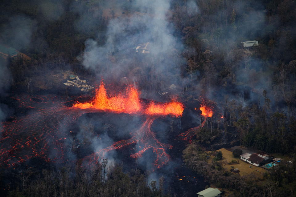 FOTOS | La gigantesca fuente de lava del Kilauea