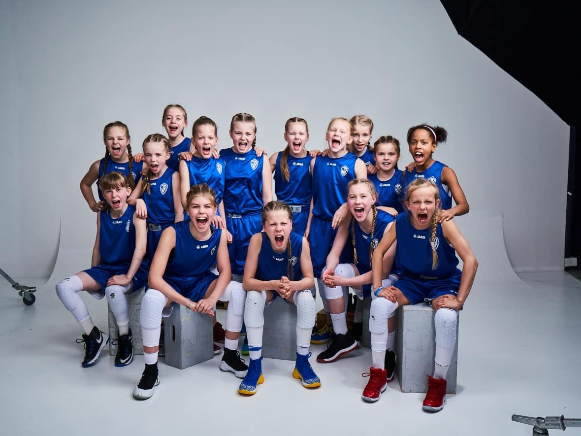 A girls basketball team from Iceland is featured on the festival's opening night.      (Submitted by Russell Field - image credit)