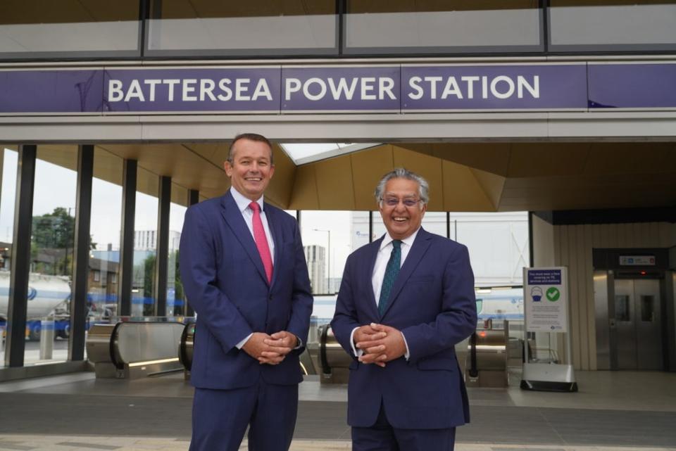 Simon Murphy of Battersea Power Station and Wandsworth council leader Ravi Govindia (Wandsworth council)