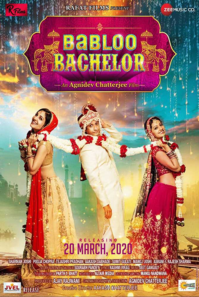 ‘Babloo Bachelor’ highlights Sharman Joshi in the lead role. Pooja Chopra, Tejashree Pradhan and Rajesh Sharma are likewise in the lead roles. The film stars Sharman as Babloo, who is searching for a lovely, respectful and all-around young lady, yet Babloo doesn’t find a woman of his taste. Babloo’s family is additionally stressed over this. Some way or another his marriage is fixed with one girl, yet she disappears the extremely following day of the special night.