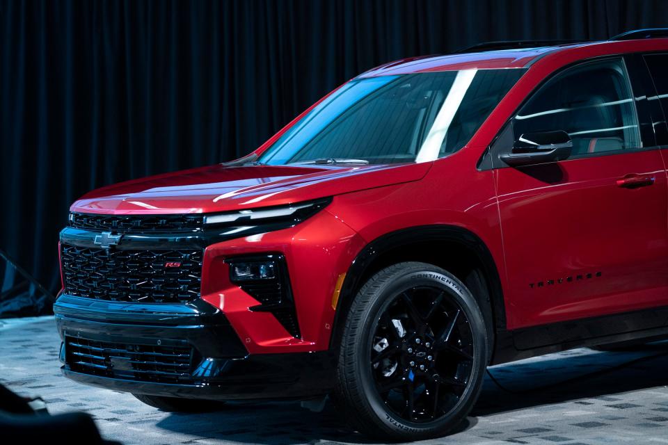 The new 2024 Chevrolet Traverse RS was revealed during an event at the Lansing Delta Assembly Plant in Lansing Monday, July 17, 2023.