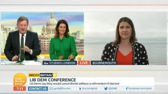 Piers Morgan and Susanna Reid lambasted the politician's new policy for threatening to ignore the will of 17.4 million people and "cancel the democratic vote". 