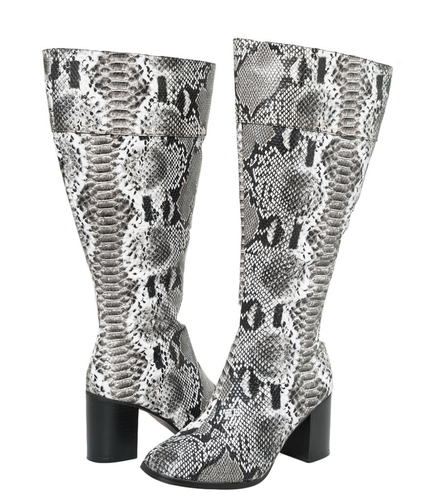 Ashley Stewart Snake Tall Boot