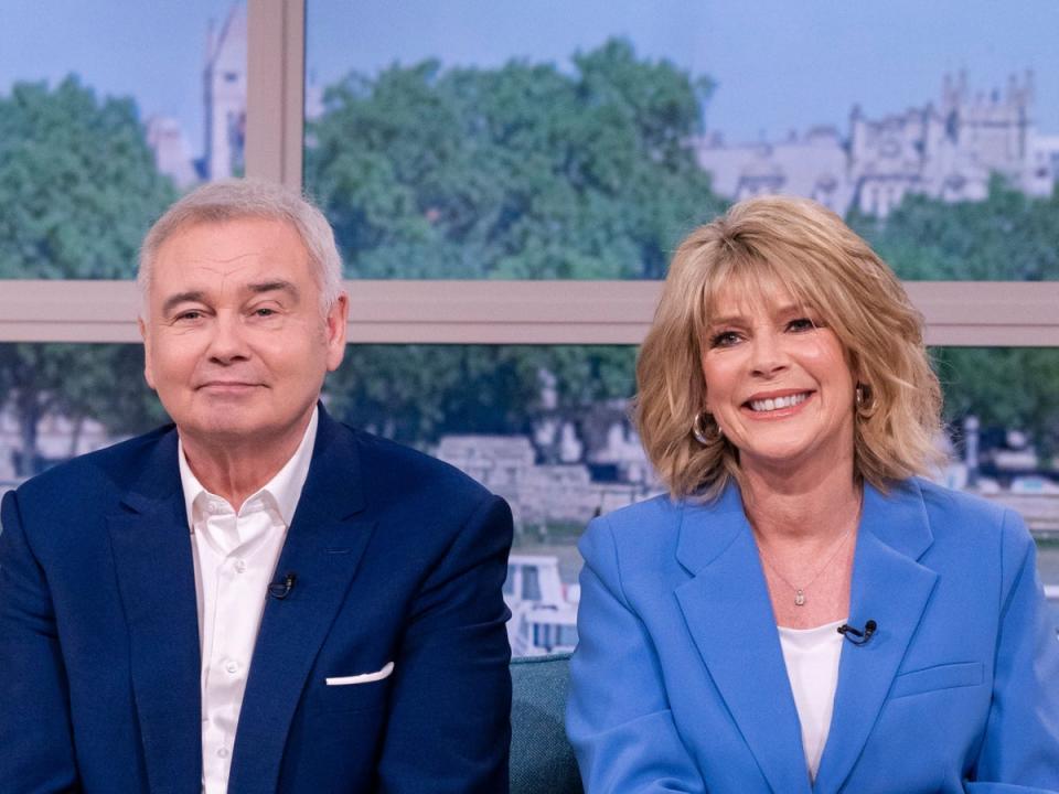 TV presenters Ruth Langsford and Eamonn Holmes have announced their divorce after 14 years of marriage (Ken McKay/ITV/Shutterstock)