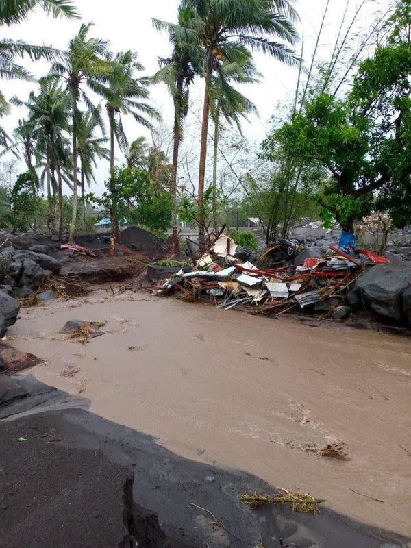 Aftermath of Typhoon Goni in Albay Province