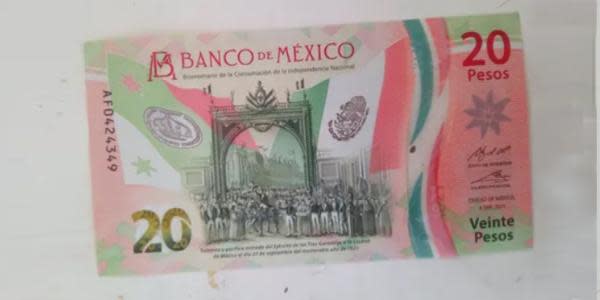 Billete de $20 pesos podría ser vendido en 37 mil pesos ¡debe tener estas características!