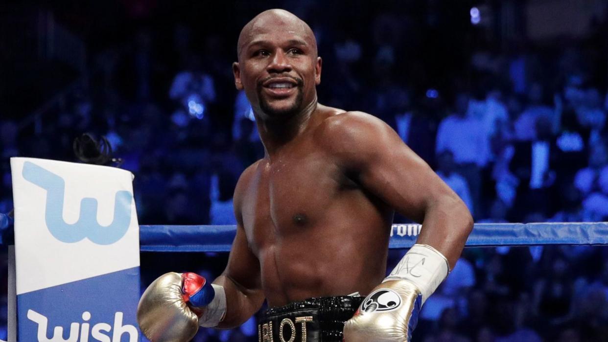 Mandatory Credit: Photo by AP/Shutterstock (9027795ag)Floyd Mayweather Jr.