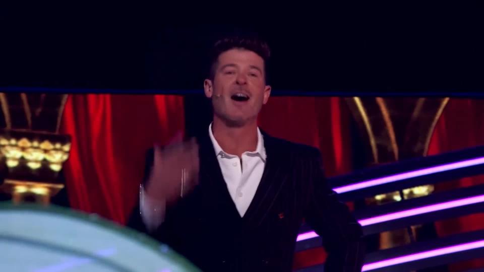 robin thicke, masked singer us