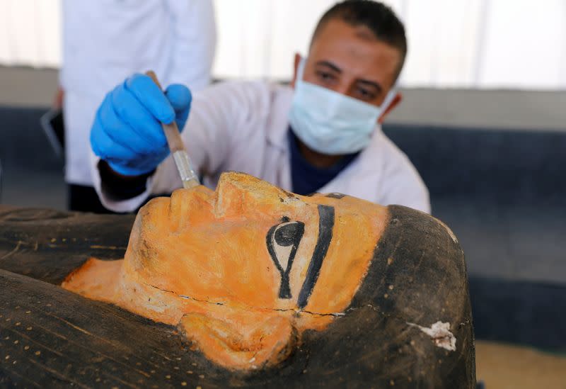 Egyptian antiquities announce details of a 2,500-year-old discovery