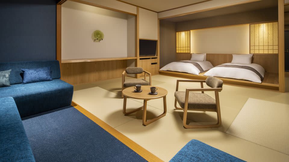 This gorgeous new ryokan will sit just 90 minutes away from Tokyo. - Hoshino Resorts